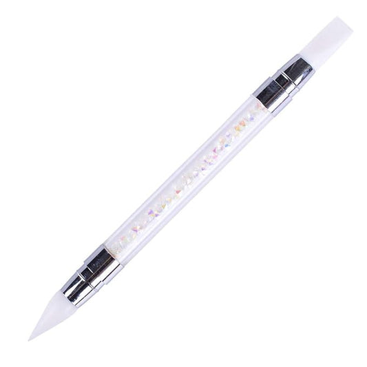 Silicone nail art pen dual