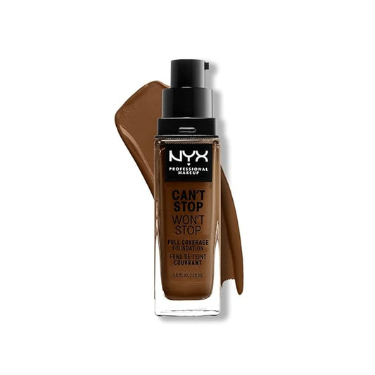 NYX PROFESSIONAL MAKEUP Can't Stop Won't Stop Foundation, - Walnut