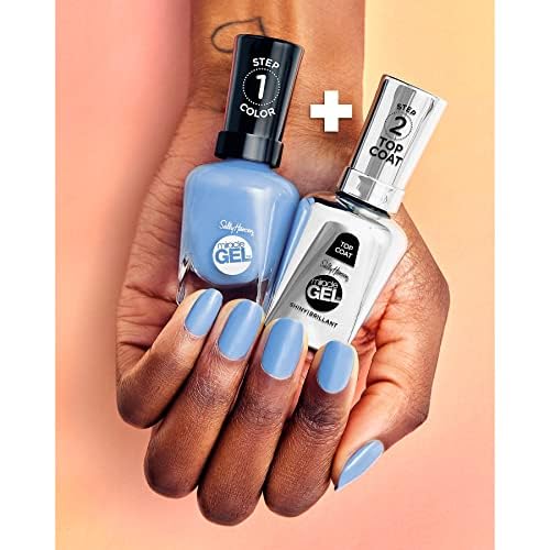 Sally Hansen Miracle Gel™, Sugar Fix, Long Lasting, Gel-Like Formula, No UV Lamp Needed, Blue Nail Polish