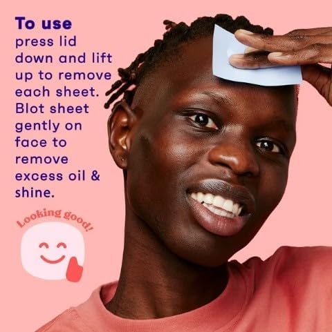 5Packs Oil Blotting Sheets for Face Soft Oil Tools