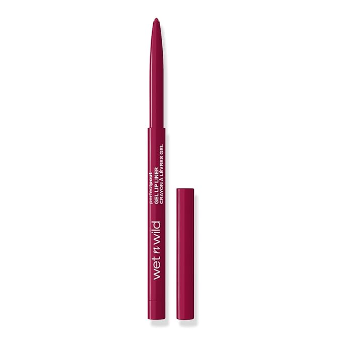 wet n wild Perfect Pout Gel Lip Liner, Rich Creamy Long Lasting Color, Well-Defined and Flawless Application, Vegan & Cruelty-Free - Currant Mood