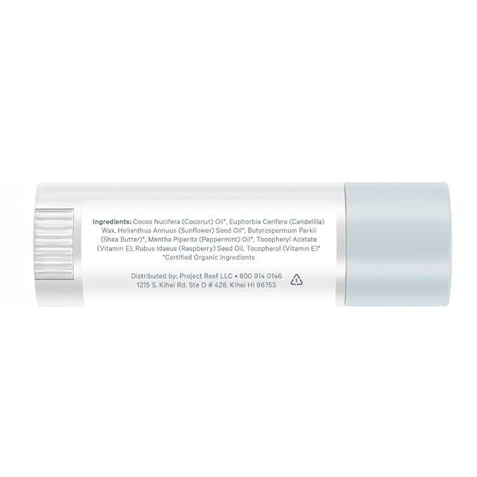 Cooling Lip Balm w/Organic Peppermint, Shea