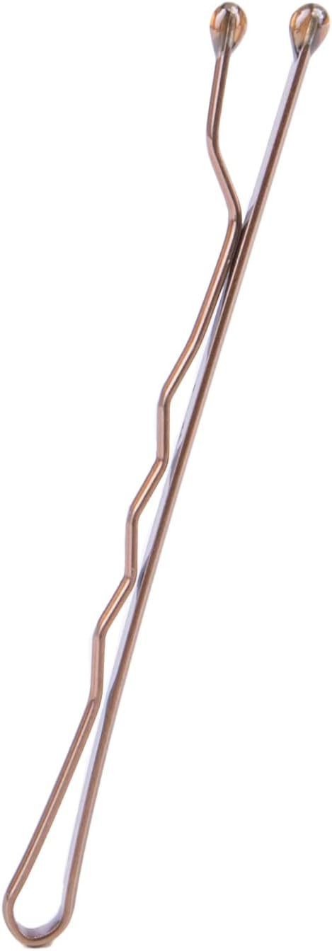 Amazon Basics Bobby Pins, Browth Hair Pins for all Hair types, 48 Count