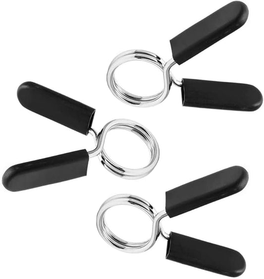 3 Pieces Barbell Spring Clip Weight Bar Clips