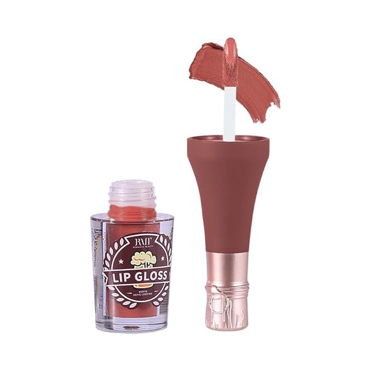 Nude Tined Long Lasting Matte Lipgloss in Bottle Shape Container (06)