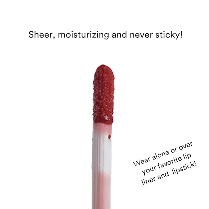 Trust Fund Beauty Lipgasm Lipgloss - Snatched, Rose Nude, Sheer, Moisturizing, 4g/0.14 fl oz. Vegan, Cruelty-Free, 21-Free