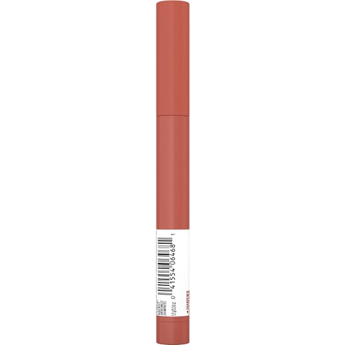 Maybelline Super Stay Ink Crayon Matte Longwear Lipstick Makeup, 160 Stop At Nothing, 0.04 oz