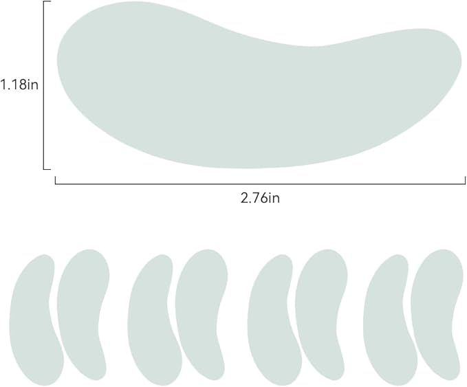 Reusable eye gel cooling pads