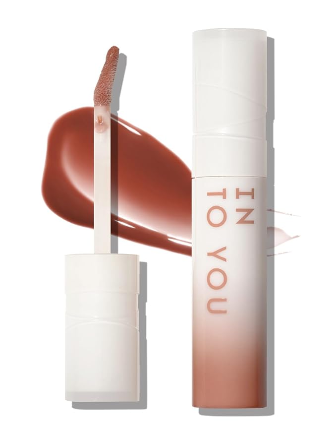 INTO YOU Lip Gloss Coco Liquid Moisturizing Lipstick Long Lasting Lip Stick Lip Stain Makeup Glitter Shine Non-sticky Lipstick for Women (CC06)