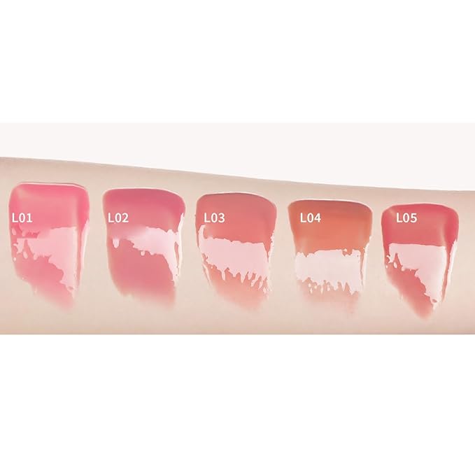 1 PC Macaron Canned Lip Essence High Glossy Lip Jelly, Mirror Effect Lip Glaze Mirror Effect Lip Balm, Moisturizing & Plump Lip Gloss (L02, 6g)