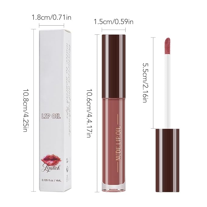 Hydrating Lip Glow Oil, Plumping Lip Oil, Tinted Lip Plumper Gloss,Younger-Looking Lips | Nourishing Long Lasting Non-Sticky Hydrating & Smoothing Lip Treatment Cruelty Free 09#