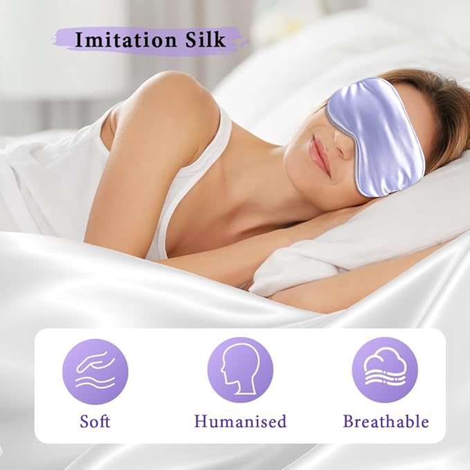 Cooling eye mask and silky