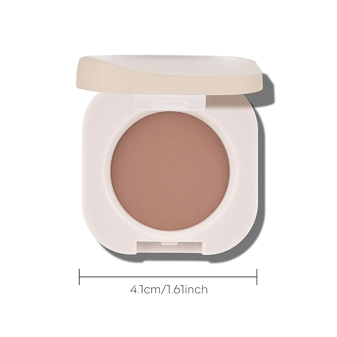 KYDA Single Matte Eyeshadow, Dusty Brown Eyeshadow, Ultra-fine Smooth Powder, Lightweight Blendable Formula, Daily Matte Eyes Makeup, Cinnamon