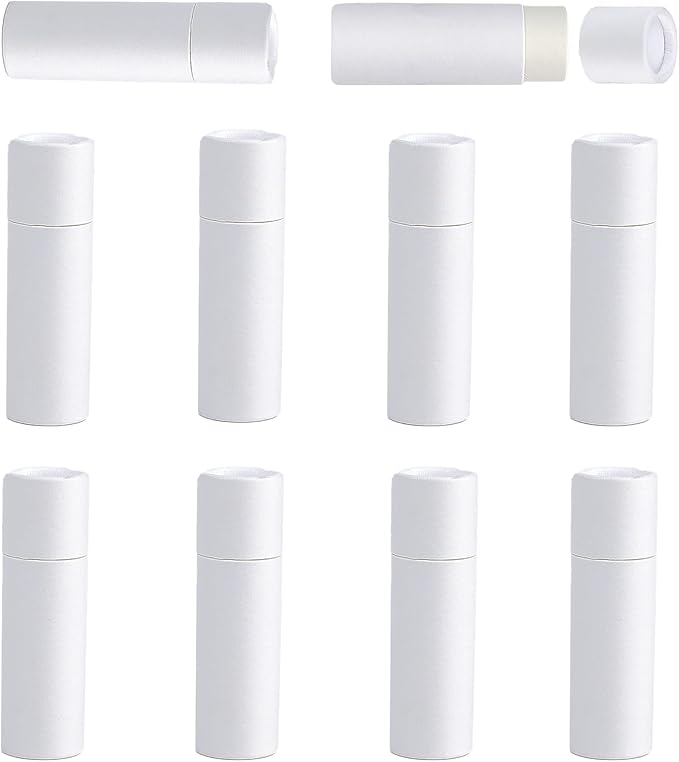 NICENEEDED 10 Pcs Paperboard Lip Balm