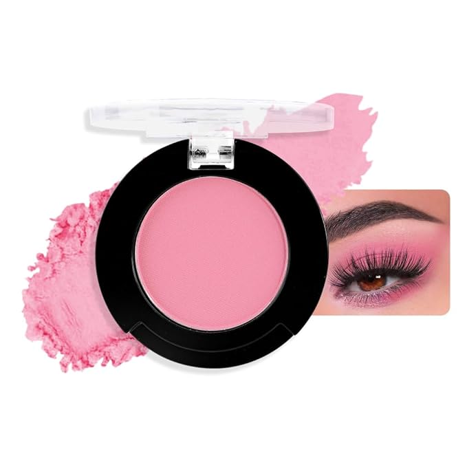 Monochrome Matte Eyeshadow Makeup Palette,Highly Pigmented Grapefruit Color Eyeshadow Palette,Matte Pressed Powder Eye shadow Makeup,Single Vegan Eye Shadow,Daily Evening Women Girls Eyeshadow Gift10#