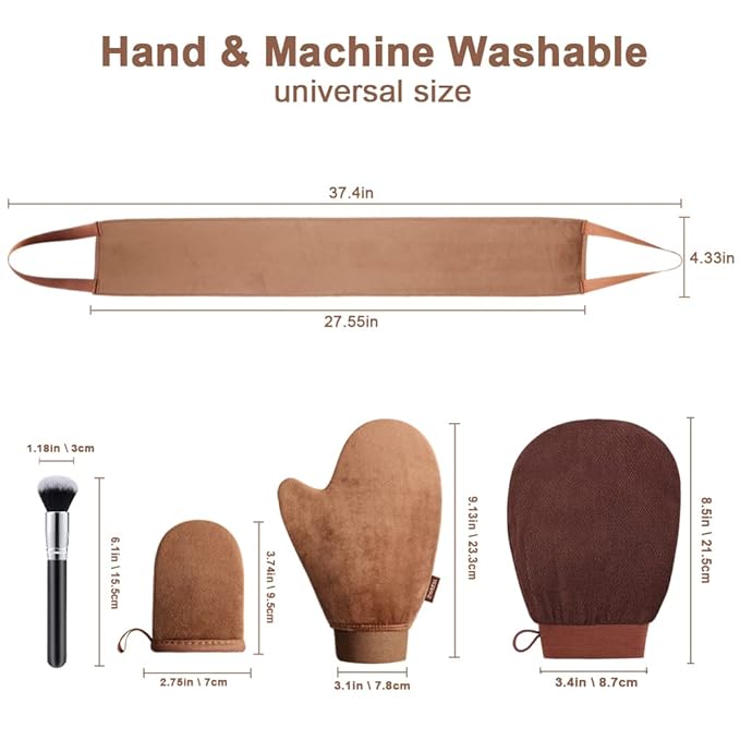 Self Tanning Mitt Applicator - 5 Pack Tanning Mitts Self Tanner Mitt Applicator, Tanning Glove for Self Tan Mitt Applicator, Self Tanner Mit Self Tan Mit Sunless Tanner Mitt Self Tanner Glove