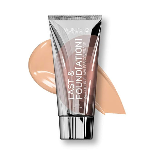 WUNDERBROW Full Coverage Foundation, Last & Found[ation] – Waterproof, Sand