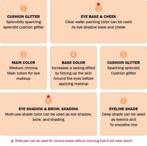 Espoir Real Eye Palette #1 Peachy Like (Warm