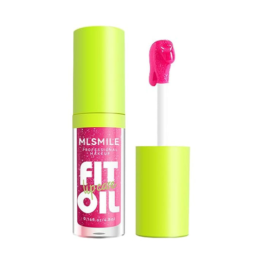 8 Colors Lip Oil Lip Glaze, Big Brush Lip