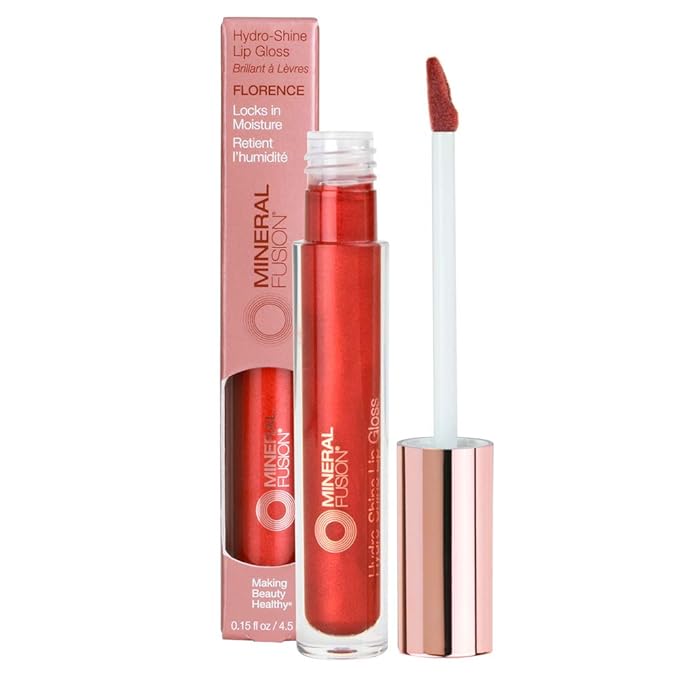 Mineral Fusion Hydro-Shine Lip Gloss, Florence, 0.15 Ounces