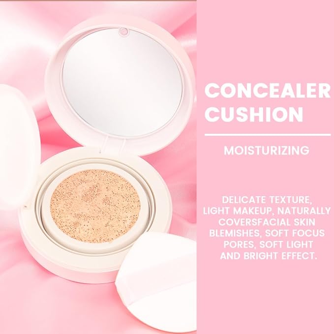 Nuder Cushion Foundation,Fair Ivory for Light & Medium Skin Types