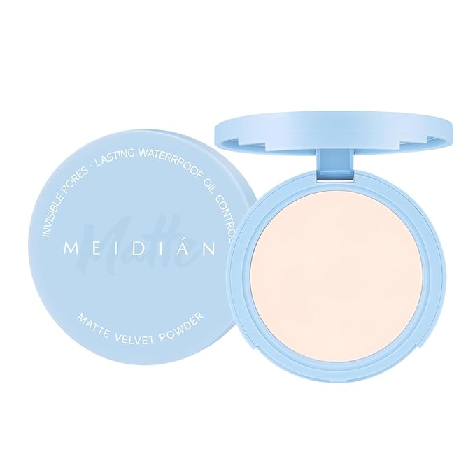 Oil Control Face Pressed Powder,Matte Ultra Flawless Finish 10g