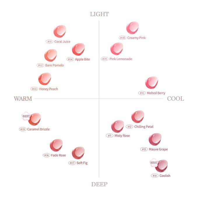 dasique Pure Water Lip Gloss 0.09 oz | Variety of Colors | Dewy Gloss | Buildable Gloss Tesxture | Non-Sticky | K-beauty (#13 Mauve Grape)