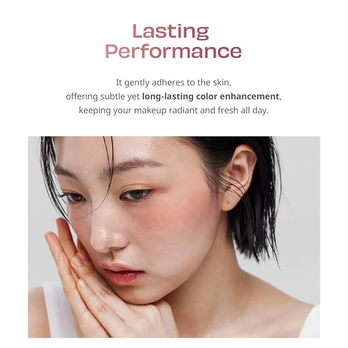 Moist Ampoule Blusher, Buildable Water-based Formula, Infused with 20ml