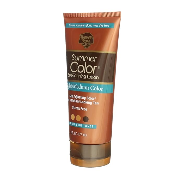 Banana Boat Self-Tanning Lotion, Light/Medium