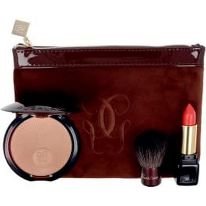Guerlain Terracotta 3 Piece Set (#344 Sexy Coral + Bag) 12 Oz