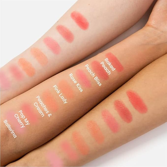 Revolution, Blusher Reloaded, Pressed Powder Face Blusher, Highly Pigmented & Long Lasting Formula, Peach Bliss, 0.26 oz