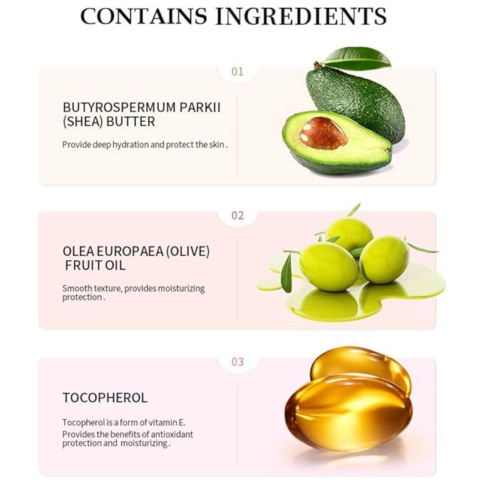 Tinted Lip Butter Balm - Tinted Moisture Gel Lip Gloss | Hydrating Glow Tinted Lip Care | Tinted Lip Stain (Cherry, 05)