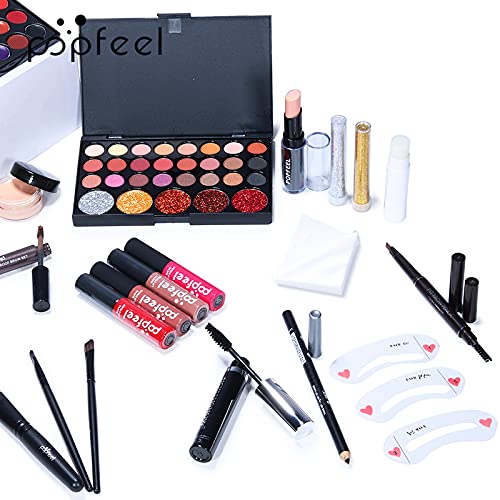 Makeup Sets For Women Brush Sets(Eyeshadow,Primer,Concealer,lipstick,lipgloss,Eyeliner,Eyebrow,Makeup brushe,Mascara &more)