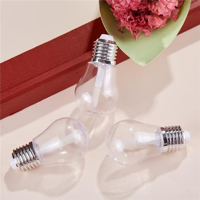 COSIDEA 30PCS Empty lamp bulb lip gloss tube 6ml lipgloss tubes container 0.2oz lip tint containers