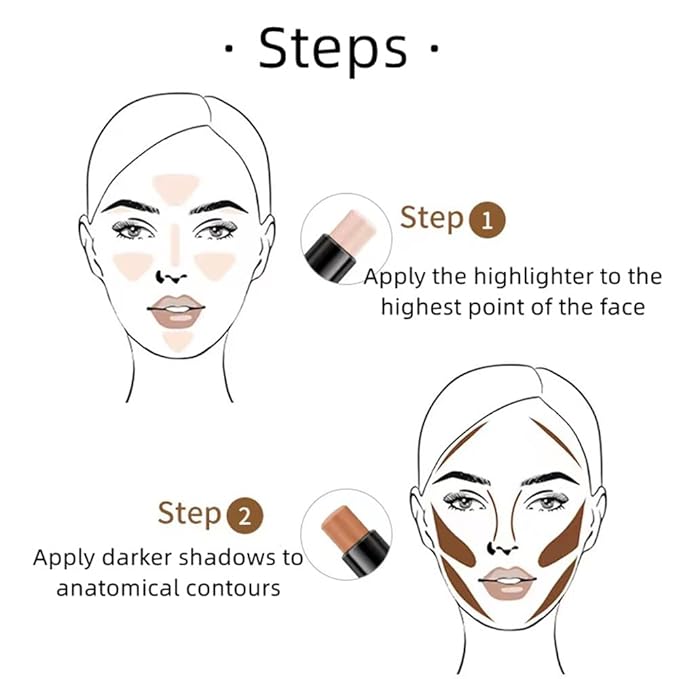 Double head outline pen, fluorescent pen stick, concealer,