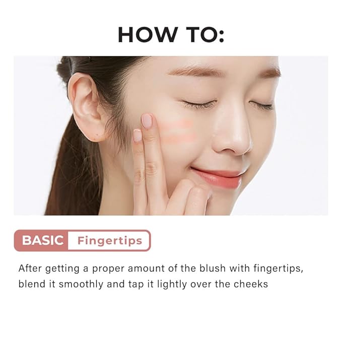 A'PIEU Juicy-Pang Jelly Blusher [RD01] (0.17 oz) - Soft Touch Cheek Color with Creamy Powdery Texture for Natural Dewy-Finish, No Fall-Out.