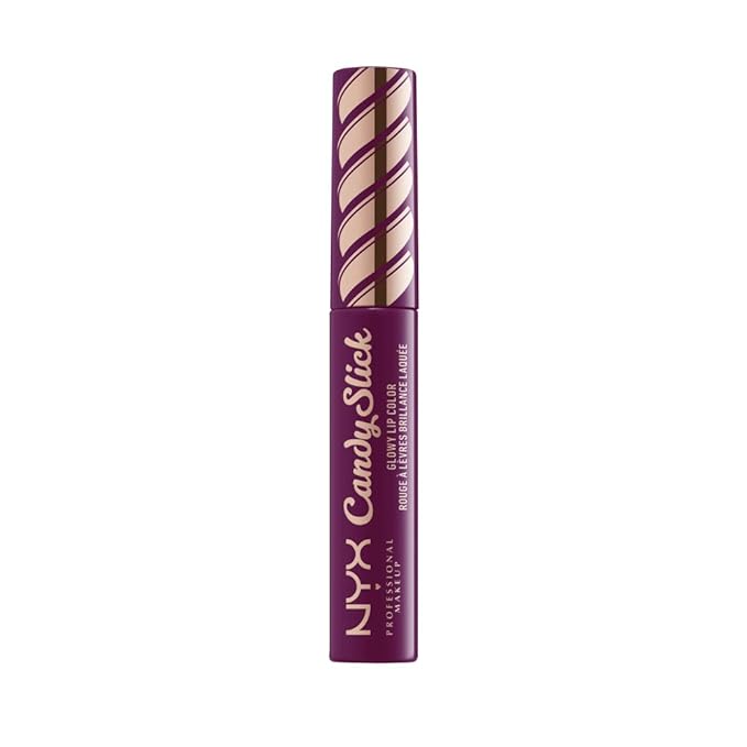 NYX PROFESSIONAL MAKEUP Candy Slick Glowy Lip Color Gloss - Grape Expectations (Grape)