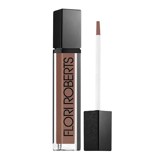 Flori Roberts Mineral Base Lip Shine, Vibrant Lip Gloss Makeup for Women of Color or Deeper Skin Tones, Non-Sticky, Long Wear High Shine Finish