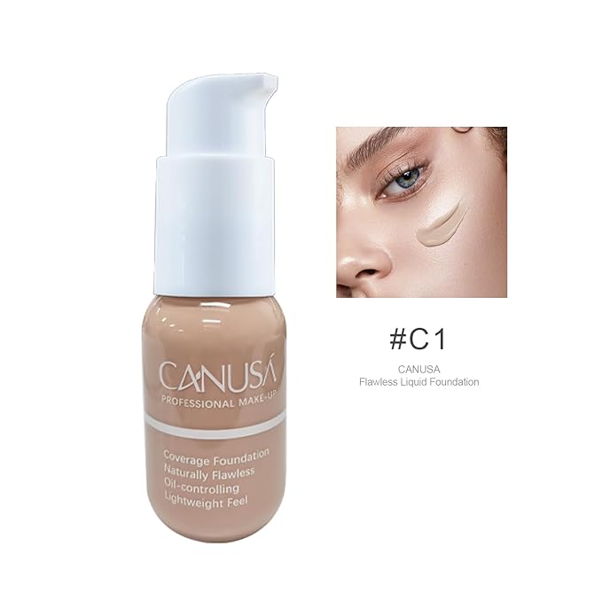 CANUSA Flawless Liquid Foundation (C1 Khaki)