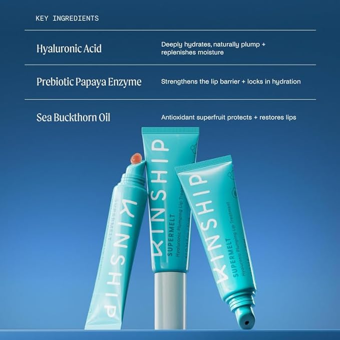 Kinship Supermelt Lip Plumping Jelly Mask - Moisturizing 3 oz