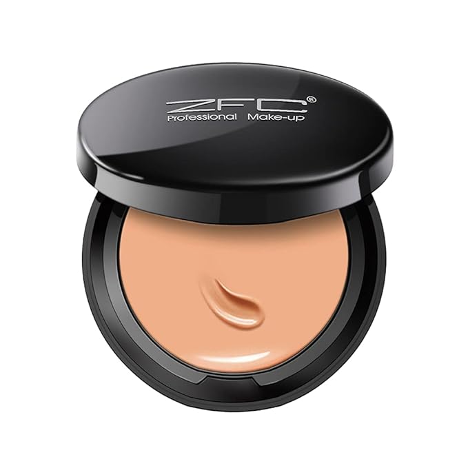 Foundation Makeup Concealer, Medium-to-Full Coverage Foundation Cream, Long