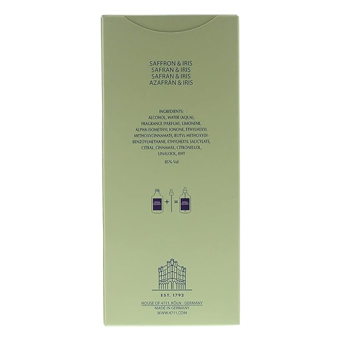 4711 Acqua Colonia Saffron & Iris Eau De Cologne Spray 5.7 oz for Women