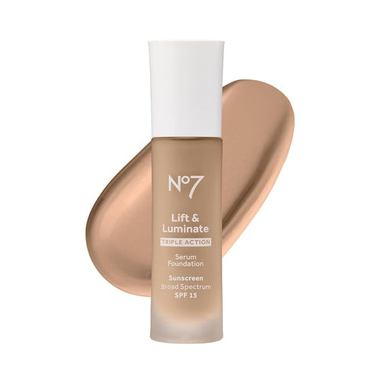 No7 Lift & Luminate Triple Action Serum Foundation Fl Oz)