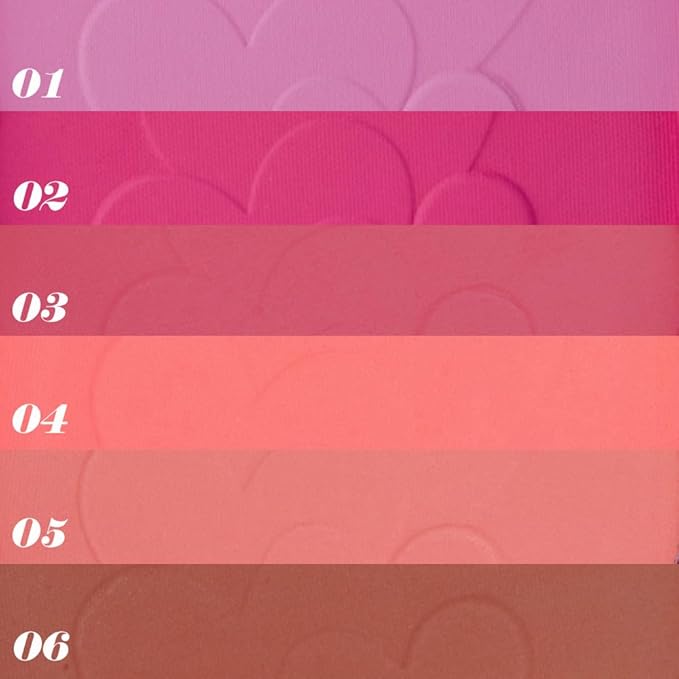 Single Matte Cheeks Face Cream powder Blush Makeup Palette, Bronze Brown Singles Blushes for Older Women, Monochrome Highly Pigmented Daily Evening Girls Blush Gift, Rubor en Polvo, 06