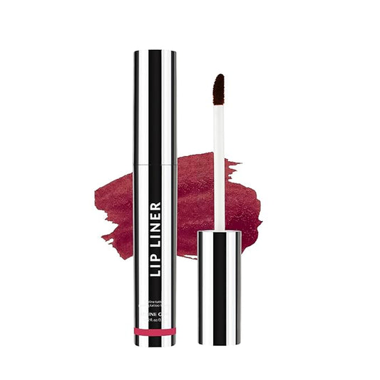Peel Off Lip Liner Stain – Velvet Lip Glkoss Long-Lasting, Moisturizing & Non-Sticky Matte Lip Lacquer, Pigmented, Smudge-Proof Liquid Lipgloss (scarlet red)