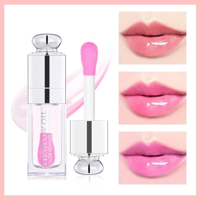 Moisturizing Lip Oil,No-Sticky Gloss Balm Care,Fruit