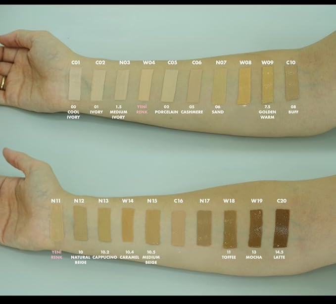 FARMASi Vfx Pro Foundation, Full Coverage Liquid Cream, Light 03 30 ml