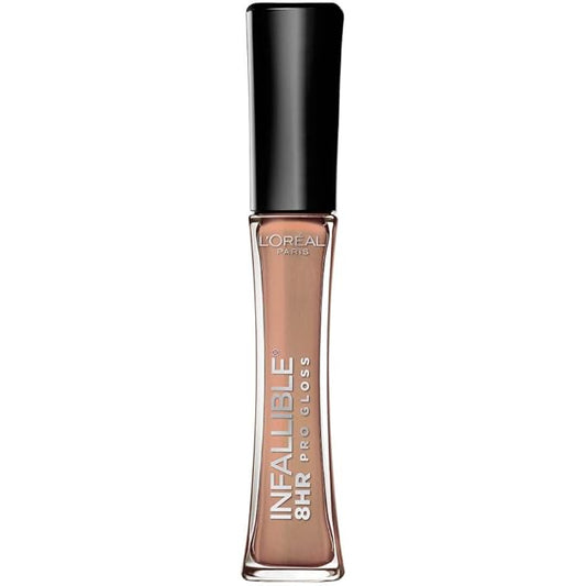 L’Oreal Paris Makeup Infallible 8 Hour Hydrating Lip Gloss, Coral Sands, 0.21 Fl Oz