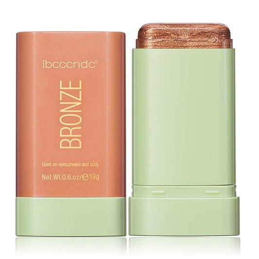 Multi-Use Makeup Blush Stick, Cream Blush Stick, Tinted (3#Rich Glow)