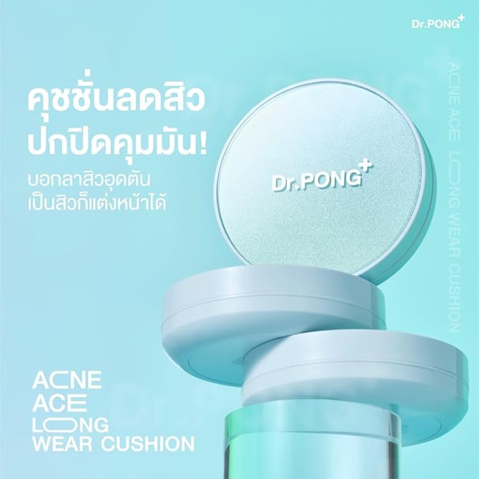 Dr.PONG ACNE ACE Longwear Cushion (Light, 15) 15g